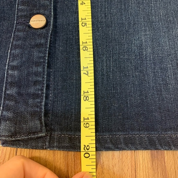 Sanctuary Denim Shay Button Front Denim Skirt - Picture 8 of 8
